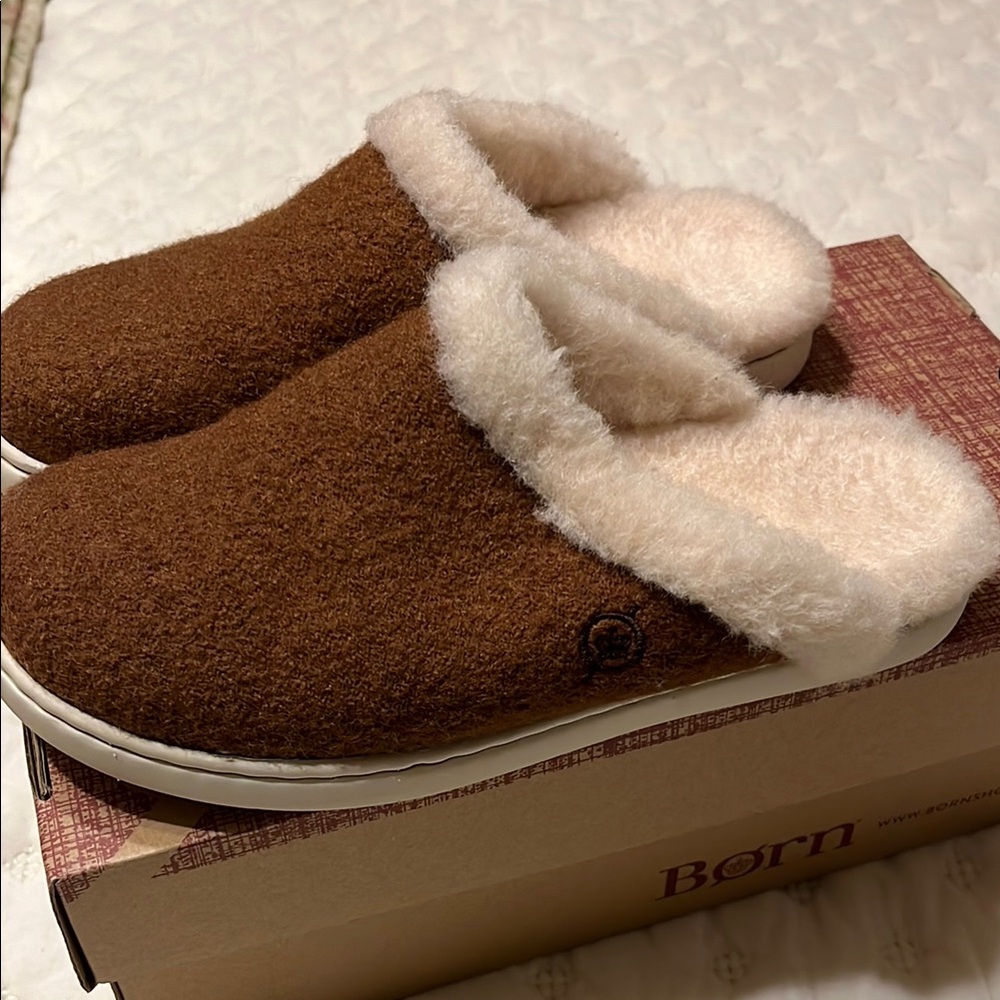 Born Zoe Brown Mules